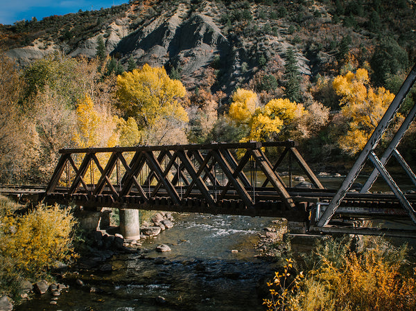 Narrow Gauge Railroad Bridge Durango Wall Art Print -