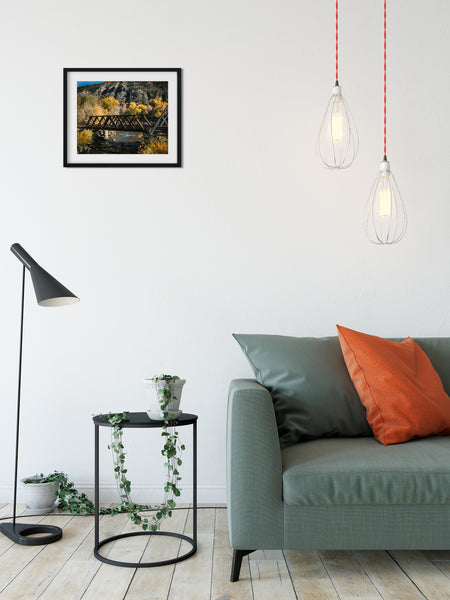 Train Bridge Photo Print Narrow Gauge Railway Durango Wall