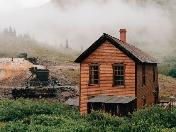 Mining Cabin Photo Print Colorado Ghost Town Photography