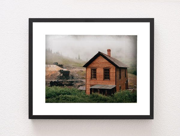 Mining Cabin Photo Print Colorado Ghost Town Photography