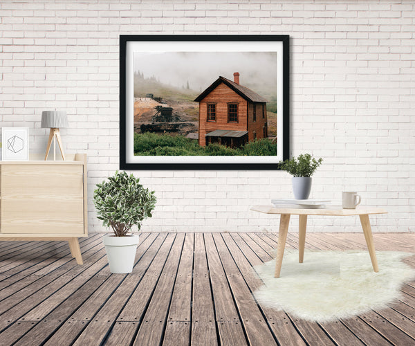 Mining Cabin Photo Print Colorado Ghost Town Photography