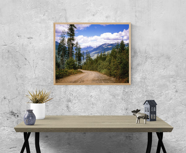 Lookout Road Selkirk Mountains Photo Print - Photography