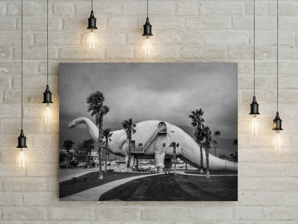 Brontosaurus in a Storm Cabazon Dinosaurs California -
