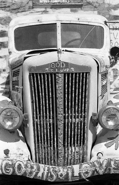 Truck Grill Salvation Mountain Print Art - Photography