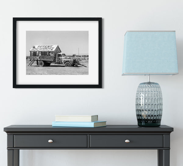 Jesus Truck Salvation Mountain California Art Print -