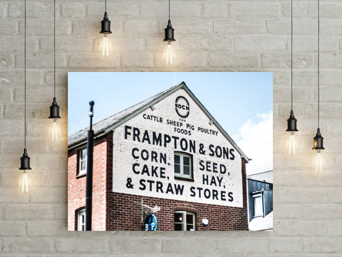 Frampton and Sons Feed Store Rustic Wall Art Print -