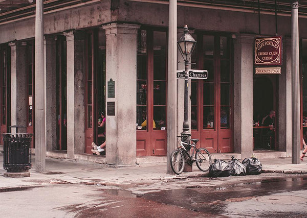 Chartres Street French Quarter Corner New Orleans Art Print