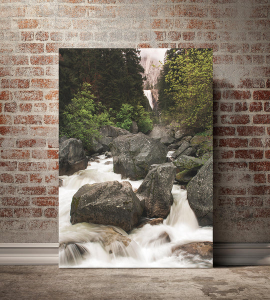 California Nature Photography Waterfall Scene Yosemite
