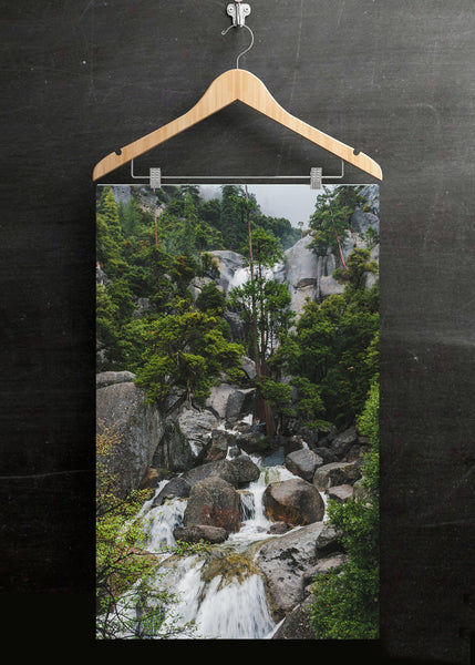 Yosemite Waterfall Rainy Day Photography Scenic Foggy Forest