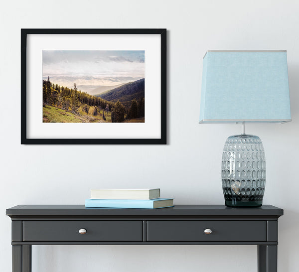 Epic Mountain Range Photo Print Nature Photography