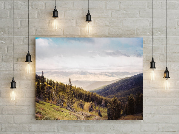 Epic Mountain Range Photo Print Nature Photography