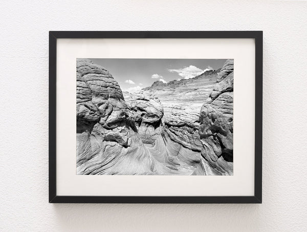 Black and White Desert Photography Film Photo The Wave