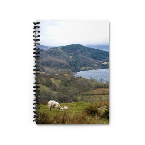 Country Scene Notebook - Spiral or Hard Cover Ruled Line -