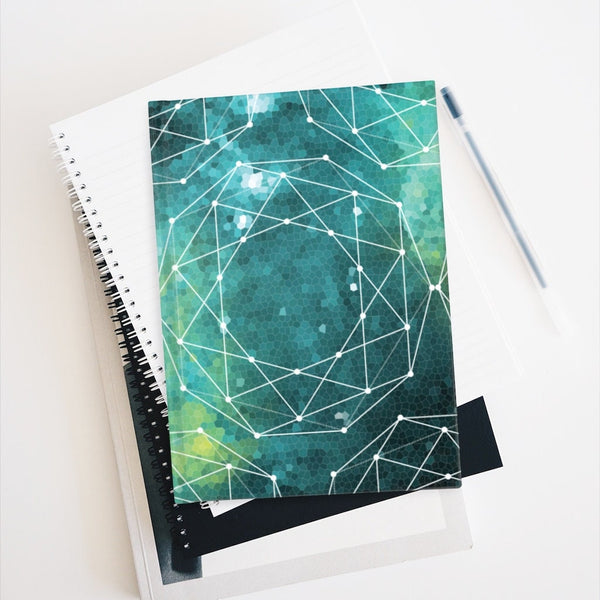Outer Space Notebook - Spiral or Hard Cover Ruled Line -