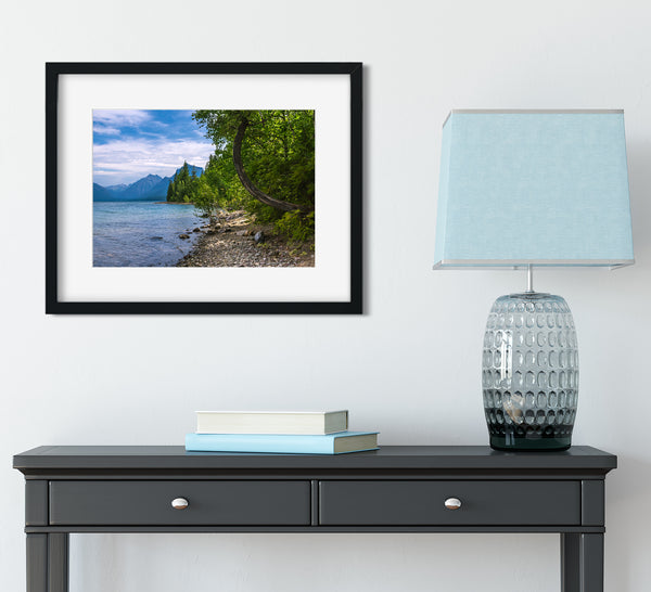 Mountain Lake Photo Print Montana Glacier National Park -