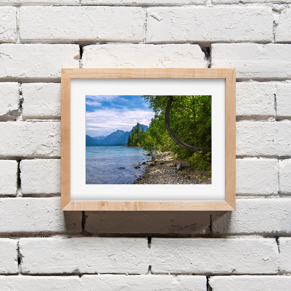 Mountain Lake Photo Print Montana Glacier National Park -