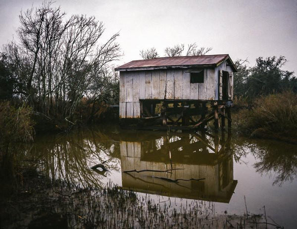 Louisiana Bayou Boathouse Fine Art Print - Photography