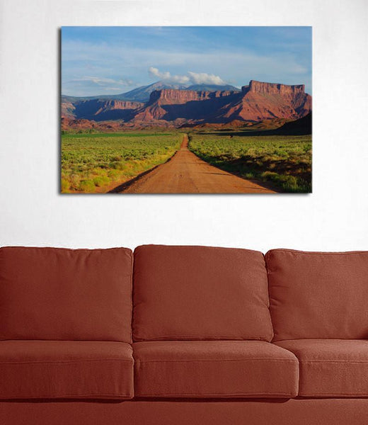 Moab Ranch Road Four Corners Utah Art Print - Photography