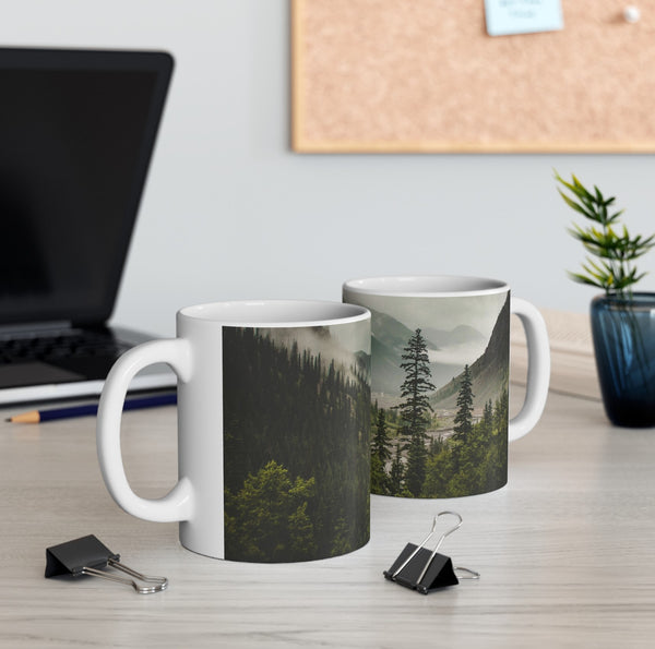 Mountain Valley Mug Scenic Nature Coffee - Mugs