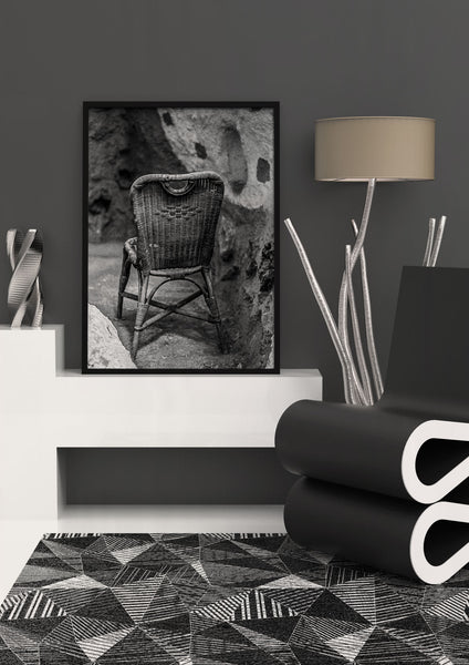 Wicker Chair Salvation Mountain California Wall Art Print -