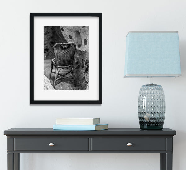 Wicker Chair Salvation Mountain California Wall Art Print -