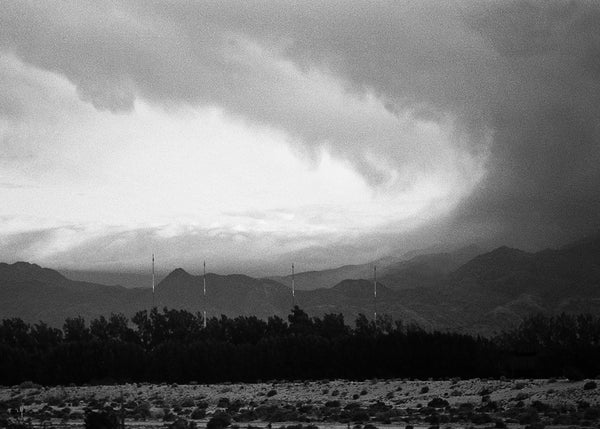 Salton Sea Storm Over The Obsidian Mountains Art Print -