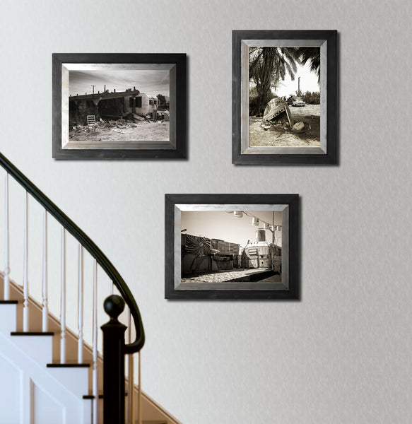 Salton Sea Black and White Print Set Collection of 3 Prints