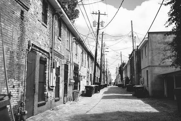 Brick Lane Alley Savannah Georgia - Photography