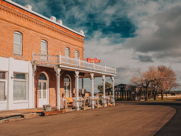Downtown Shaniko Hotel Photo Print Oregon Photography