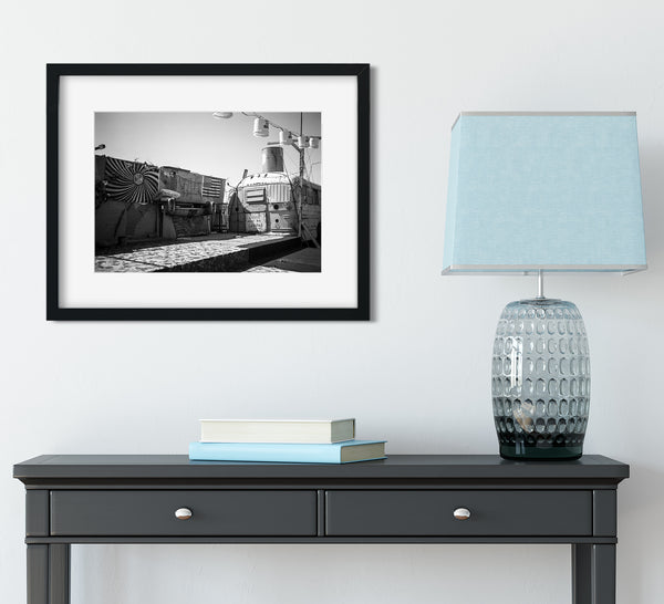 Slab City Stage Salton Sea California Art Print -