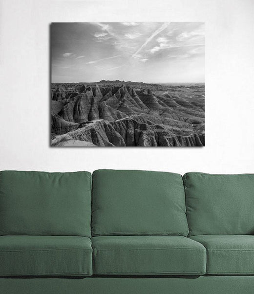 South Dakota Badlands Landscape Art Print - Photography