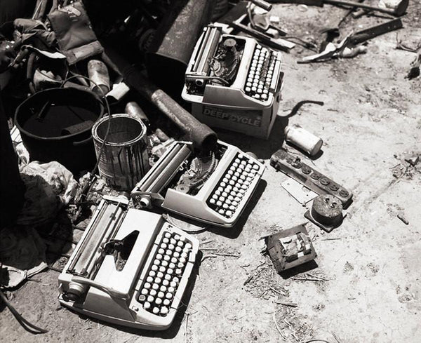 Typewriter Junkyard California Desert - Salton Sea / Slab