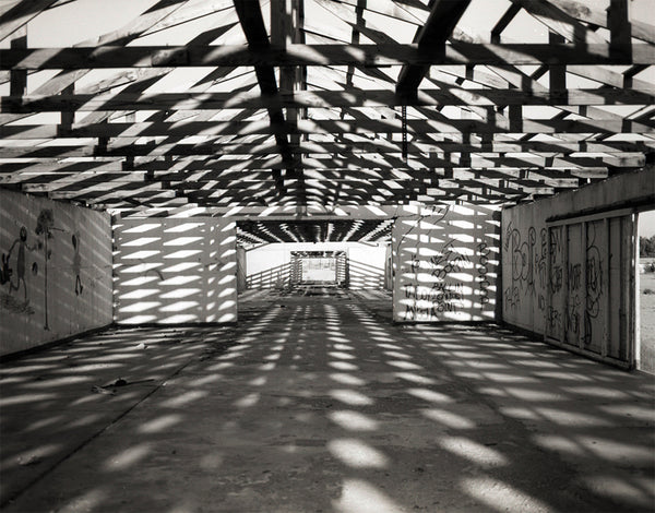 Geometric Architecture Black and White Print Set Collection