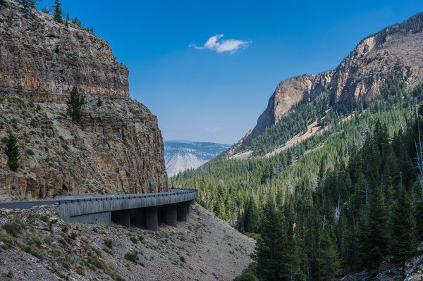 Scenic Yellowstone Wall Art Golden Gate Canyon Photo Print -