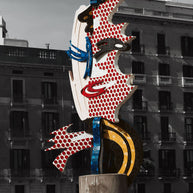 El Cap de Barcelona Pop Art Photo Print, Catalonia Urban Decor