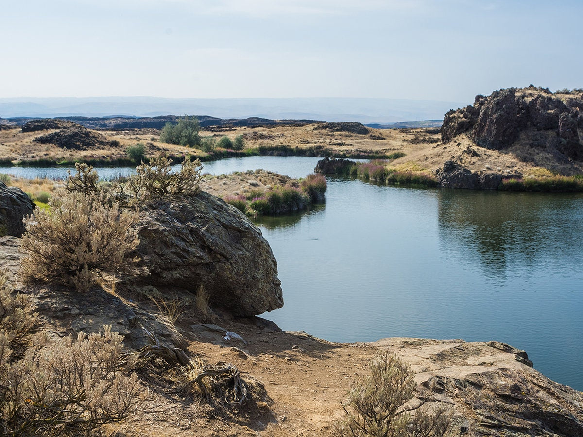 Scablands Pond Photography Print, Columbia River, Pacific Northwest