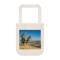 Yellostone National Park Organic Canvas Tote Bag