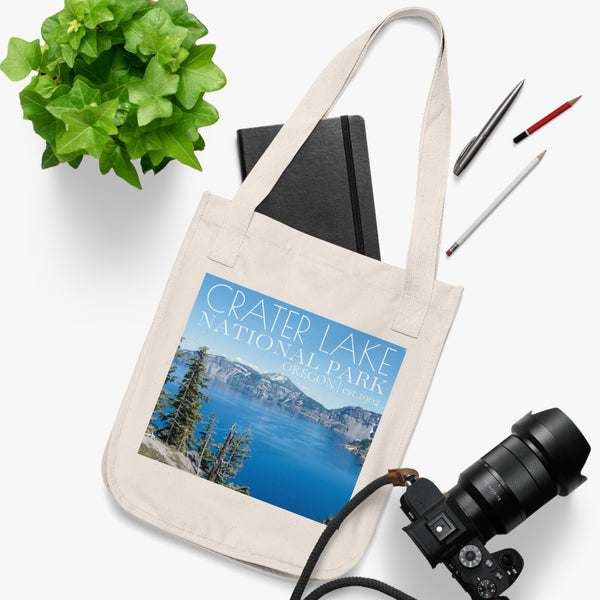 Crater Lake National Park Organic Canvas Tote Bag