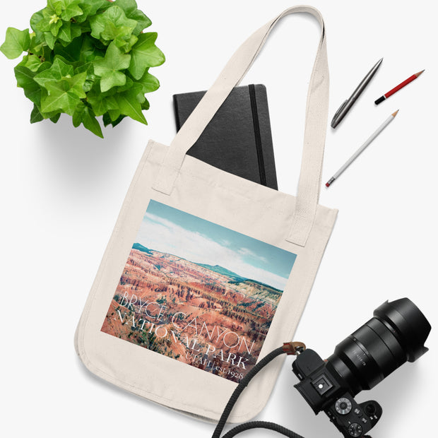 Bryce Canyon National Park Organic Canvas Tote Bag