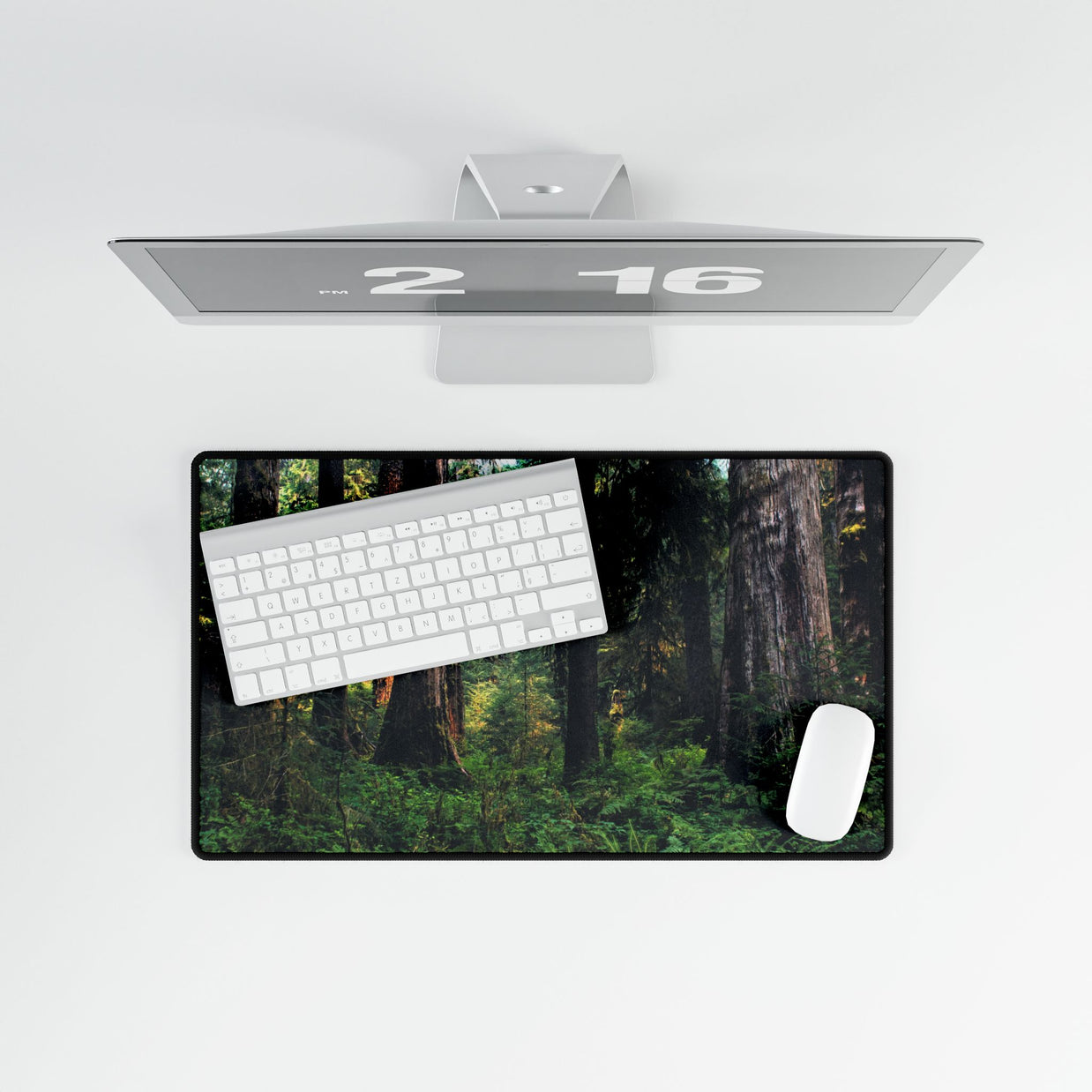 Forest Canopy Desk Mat — Large Nature Mouse Pad for Home Office