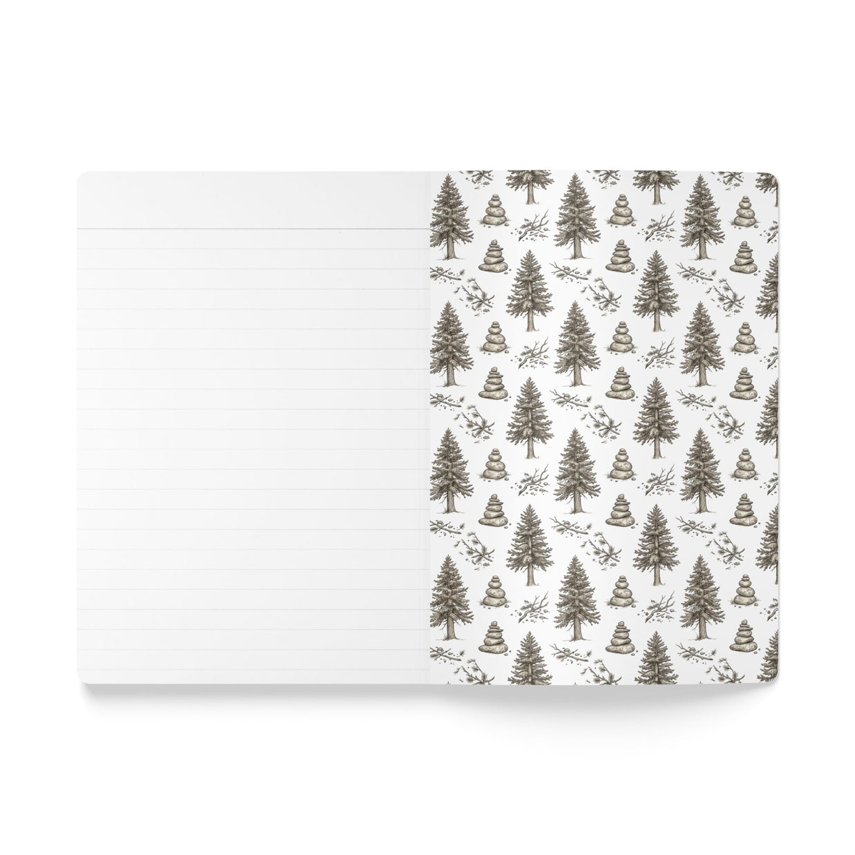 Cedar Forest Notes Softcover Notebook - 100 Pages