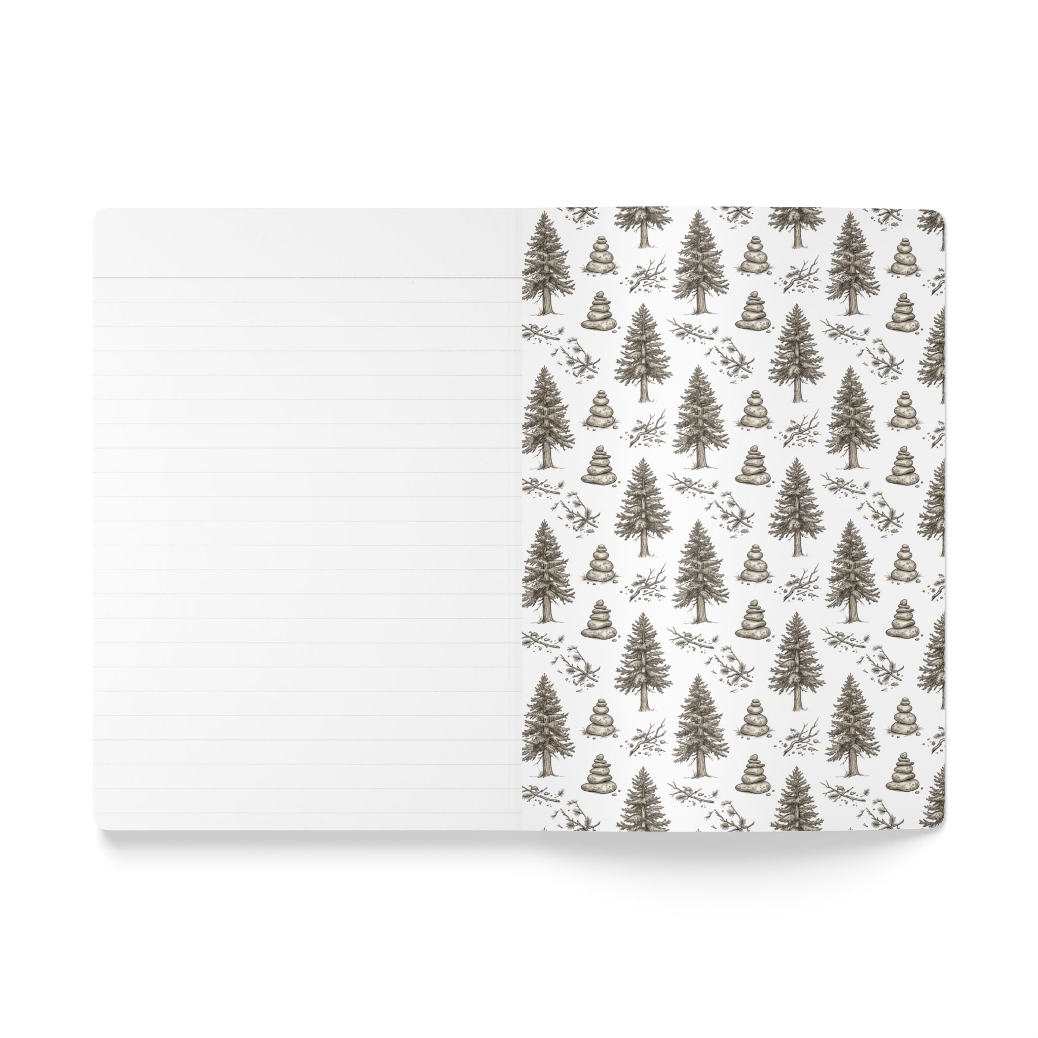 Cedar Forest Notes Softcover Notebook - 100 Pages