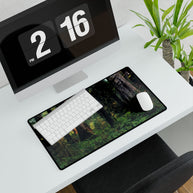 Forest Canopy Desk Mat — Large Nature Mouse Pad for Home Office