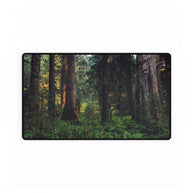Forest Canopy Desk Mat — Large Nature Mouse Pad for Home Office