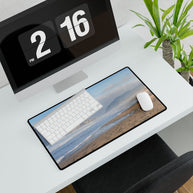 Pacific Beach Desk Mat — Coastal Haystack Rock Scenic Mouse Pad