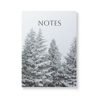 Winter Storm Pine Trees Softcover Notebook - 100 Pages