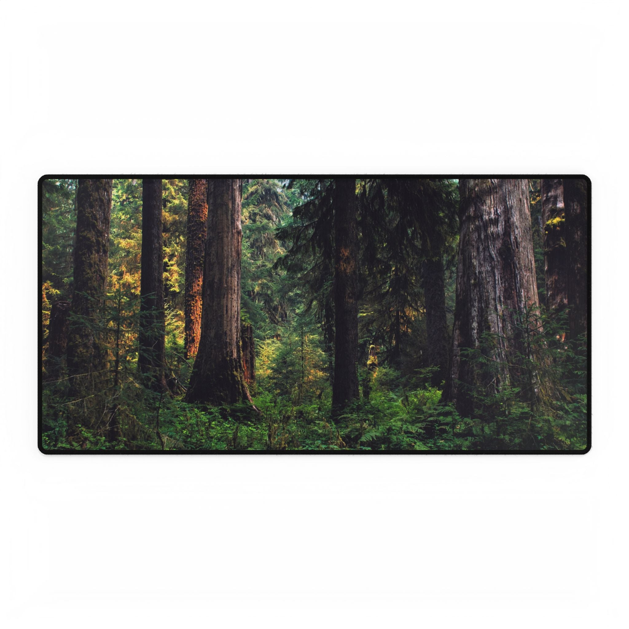 Forest Canopy Desk Mat — Large Nature Mouse Pad for Home Office
