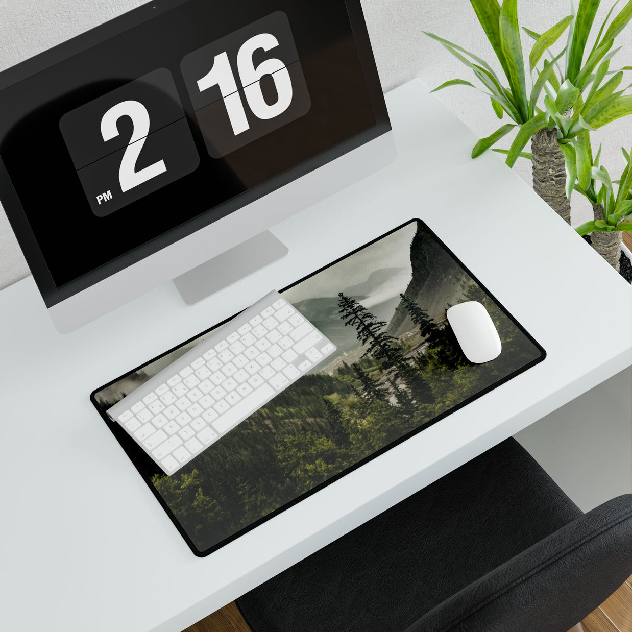 Mountain Valley Forest Desk Mat or Mouse Pad