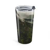 Misty Mountain Valley Forest Travel Mug 20oz | Scenic Nature Landscape Travel Cup