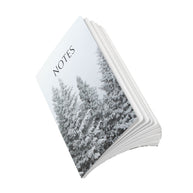 Winter Storm Pine Trees Softcover Notebook - 100 Pages
